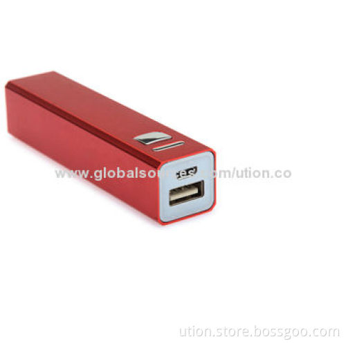1,800mAh Mini Power Bank for Gifts, Mobile Phones/MP4 Players with Free Samples and Logos